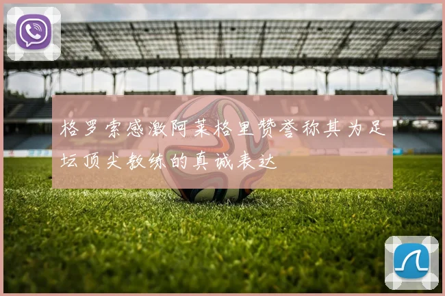 格罗索感激阿莱格里赞誉称其为足坛顶尖教练的真诚表达